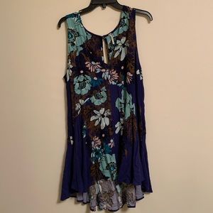 Free People Backyard Floral Tunic